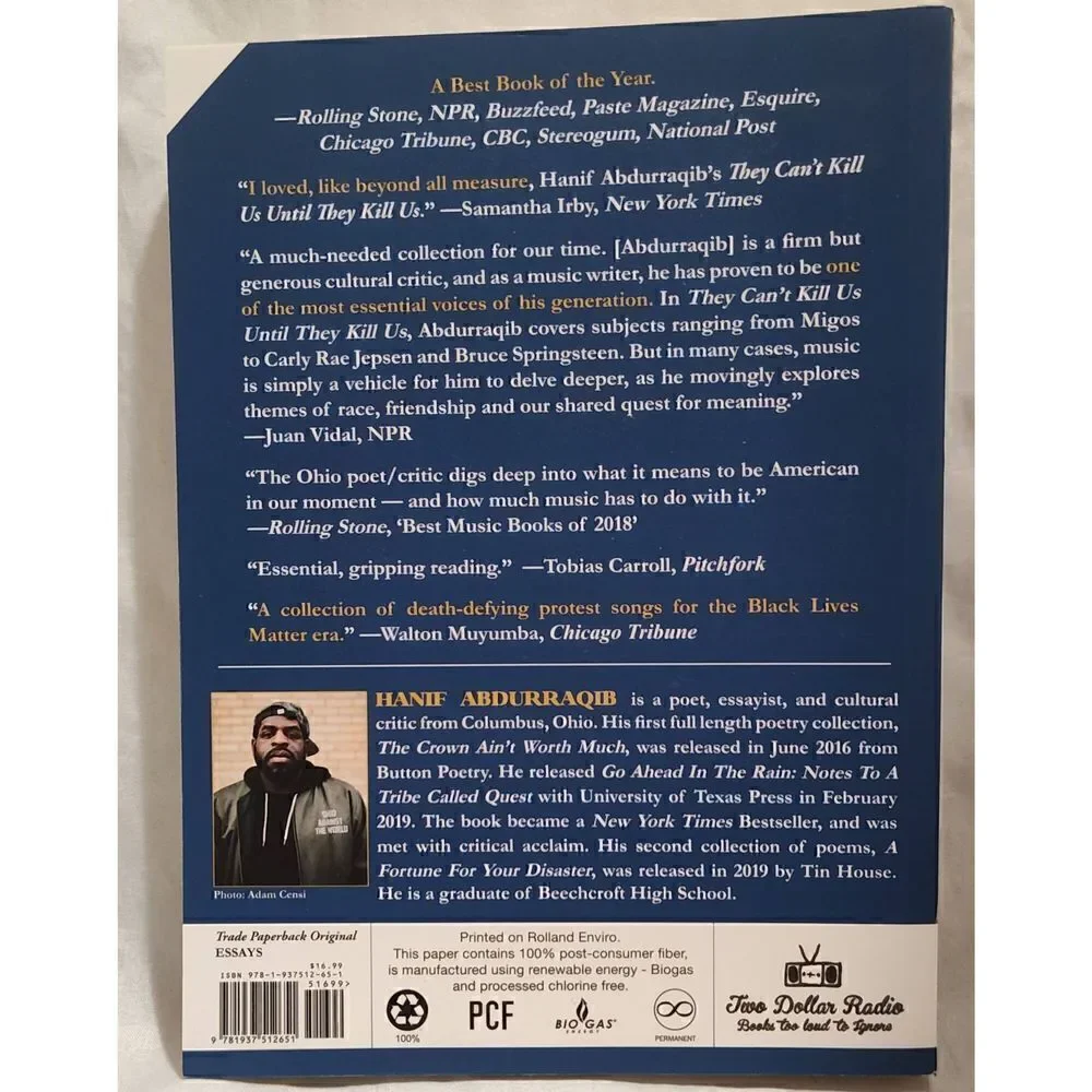 They Can't Kill Us Until They Kill Us by Hanif Abdurraqib Paperback